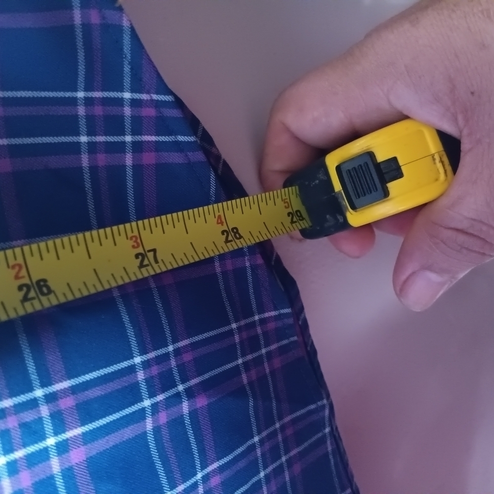 Men's Blue Plaid Shirt Bonobos - Picture 7 of 8